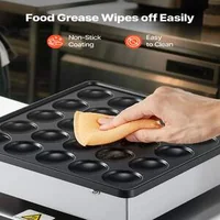 Aparat-profesional-pentru-25-de-mini-clătite-poffertjes-electric-cu-termostat-și-temporizator