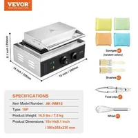 Aparat-profesional-pentru-10-vafe-dreptunghiulare-1550-W-cu-termostat-și-temporizator