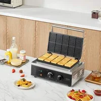 Aparat-profesional-pentru-10-vafe-dreptunghiulare-1550-W-cu-termostat-și-temporizator