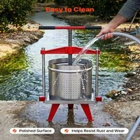 Presă-manuală-pentru-fructe-și-struguri-15-l-din-oțel-inoxidabil-pentru-suc-vin-și-cidru-cu-2-saci-de-filtrare