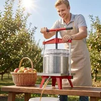 Presă-manuală-pentru-fructe-și-struguri-15-l-din-oțel-inoxidabil-pentru-suc-vin-și-cidru-cu-2-saci-de-filtrare