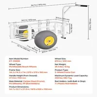 Cărucior-de-pescuit-de-plajă-cu-anvelope-late-și-7-suporturi-pentru-undițe-capacitate-portantă-de-până-la-90-7-kg