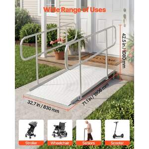 Rampă-din-aluminiu-pentru-scaune-cu-rotile-cu-balustrade-1806-830-mm-picioare-reglabile-până-la-453-6-kg