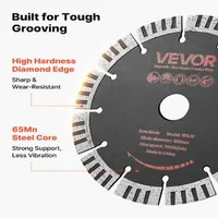 Set-de-5-discuri-diamantate-160-mm-pentru-beton-și-canelator-alezaj-22-2-mm-tăiere-uscată-și-umedă