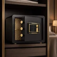 Seif-biometric-de-20-de-litri-25-35-25-cm-cu-cititor-de-amprentă-tastatură-electronică-și-construcție-din-oțel