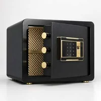 Seif-biometric-de-20-de-litri-25-35-25-cm-cu-cititor-de-amprentă-tastatură-electronică-și-construcție-din-oțel