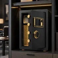 Seif-biometric-mare-55-litri-45-38-32-cm-cu-amprentă-tastatură-electronică-și-mâner