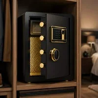 Seif-biometric-mare-55-litri-45-38-32-cm-cu-amprentă-tastatură-electronică-și-mâner