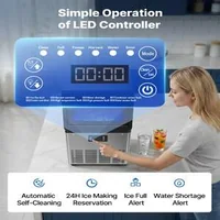 Aparat-profesional-de-gheață-41-kg-24-h-32-cuburi-coș-6-kg-și-autocurățare
