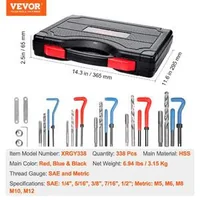 Set-pentru-repararea-filetului-338-piese-VEVOR-dimensiuni-metrice-și-SAE
