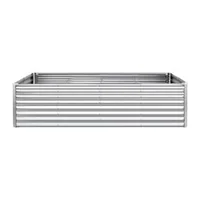 Strat-înălțat-metalic-de-grădină-120-60-30-cm-216-L-cu-acoperire-Alu-Zinc