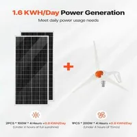 Set-hibrid-solar-și-eolian-12V-400W-2-panouri-100W-turbină-200W