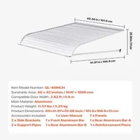Copertină-din-aluminiu-101-6-106-6-cm-pentru-ușă-fereastră-și-intrare