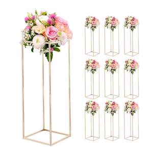 Set-suporturi-aurii-pentru-flori-10-bucăți-80-cm