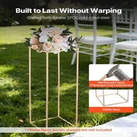 Set-suporturi-aurii-pentru-flori-10-bucăți-80-cm