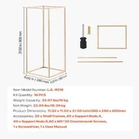 Set-suporturi-aurii-pentru-flori-10-bucăți-80-cm