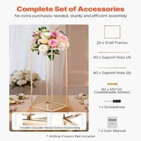 Set-suporturi-aurii-pentru-flori-10-bucăți-80-cm
