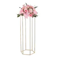 Set-de-suporturi-aurii-pentru-flori-10-bucăți-80-cm-design-hexagonal