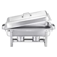 Set-de-4-recipiente-chafing-dish-8-Qt-din-oțel-inoxidabil