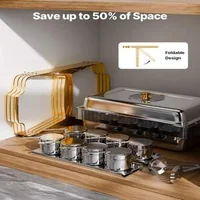 Set-de-4-recipiente-chafing-dish-aurii-8-Qt-cu-capac-de-sticlă