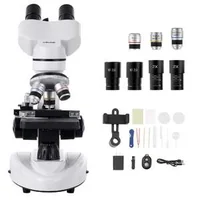 Microscop-compus-profesional-binocular-set-cu-mărire-40-2000