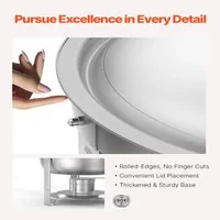Set-de-2-recipiente-rotunde-chafing-dish-5-Qt-din-oțel-inoxidabil