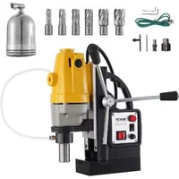 Mașină-de-găurit-cu-talpă-magnetică-1100-W-forță-magnetică-de-1200-kg-Ø-12-40-mm-cu-6-carote-HSS