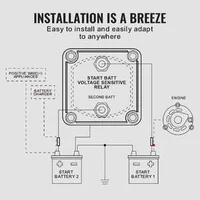 Kit-de-încărcare-pentru-două-baterii-12V-140A-cu-releu-sensibil-la-tensiune