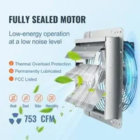 Ventilator-cu-clapete-automate-Shutter-Exhaust-Fan-254-mm-1250-m³-h-1400-RPM