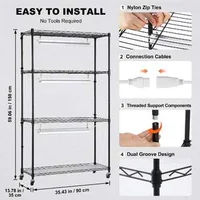 Raft-pentru-plante-cu-lămpi-LED-4-niveluri-90W-înălțime-180-cm