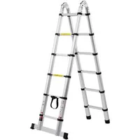 Scară-telescopică-în-formă-de-A-3-8-m-cu-bară-transversală-de-stabilizare