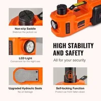 Cric-hidraulic-electric-de-podea-pentru-mașină-5-tone-12V-pompă-integrată-pentru-umflare-anvelope