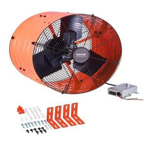 Ventilator-pentru-pod-Gable-Mount-Fan-40-6-cm-16-inchi-2940-CFM-cu-termostat-reglabil