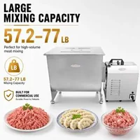 Mixer-profesional-pentru-carne-30-L-cu-mașină-de-tocat-carne