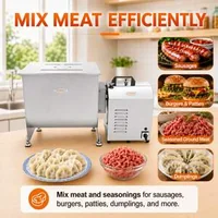 Mixer-profesional-pentru-carne-30-L-cu-mașină-de-tocat-carne