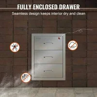 Corp-încorporabil-cu-trei-sertare-pentru-bucătărie-exterioară-și-grătar-400-x-450-x-450-mm-cu-mâner-din-oțel-inoxidabil
