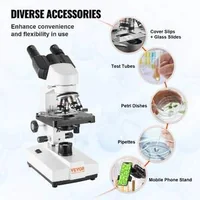 Microscop-compus-binocular-40-2500-cu-masă-mecanică-pe-două-niveluri
