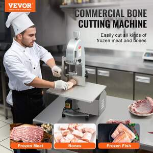 Ferăstrău-cu-bandă-electric-profesional-pentru-carne-1800W-din-oțel-inoxidabil