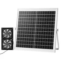 Ventilator-solar-panou-de-15W-2-ventilatoare-240-CFM
