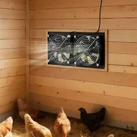 Ventilator-solar-panou-de-15W-2-ventilatoare-240-CFM