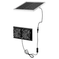 Ventilator-solar-panou-de-15W-2-ventilatoare-240-CFM