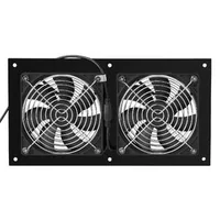 Ventilator-solar-panou-de-15W-2-ventilatoare-240-CFM