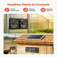 Ventilator-solar-panou-de-15W-2-ventilatoare-240-CFM