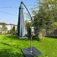 Umbrelă-de-grădină-tip-Clopot-Ø3-m-cu-manivelă-umbră-elegantă-într-o-singură-mișcare