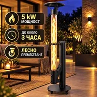 Încălzitor-pentru-grădină-pe-peleți-de-5-kW-cu-tub-de-sticlă-și-roți