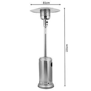 Încălzitor-pe-gaz-Pettex-Gъba-Plus-13-kW-222-cm-oțel-inoxidabil