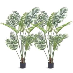 Palmier-artificial-plantă-artificială-cu-înălțime-de-1-5-m-material-PE-sigur-și-protecție-anti-răsturnare-plantă-cu-întreținere-redusă-copac-fals-verde-realist-pentru-decor