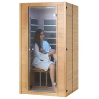 Saună-infraroșie-din-lemn-pentru-1-până-la-2-persoane-1400-W