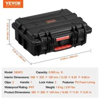 Valiză-rigidă-impermeabilă-16-litri-IP67-cu-spumă-predecupată