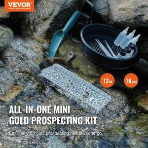 Set-pentru-căutarea-aurului-cu-mini-jgheab-de-spălare-sluice-box-din-aluminiu-16-piese
